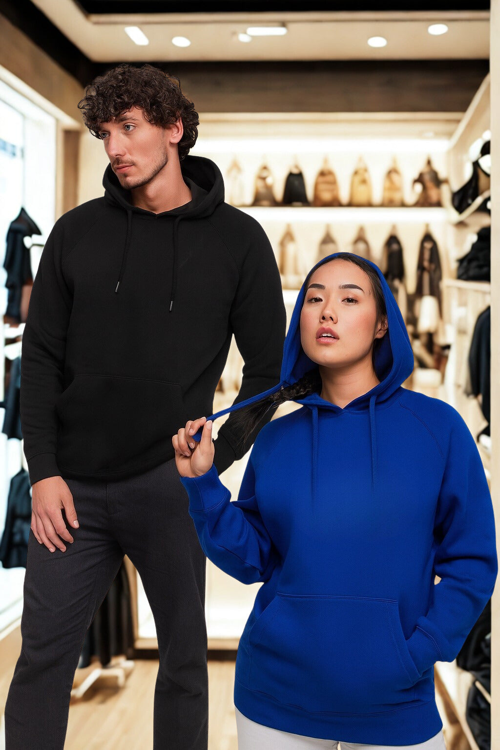 Felpa unisex con cappuccio